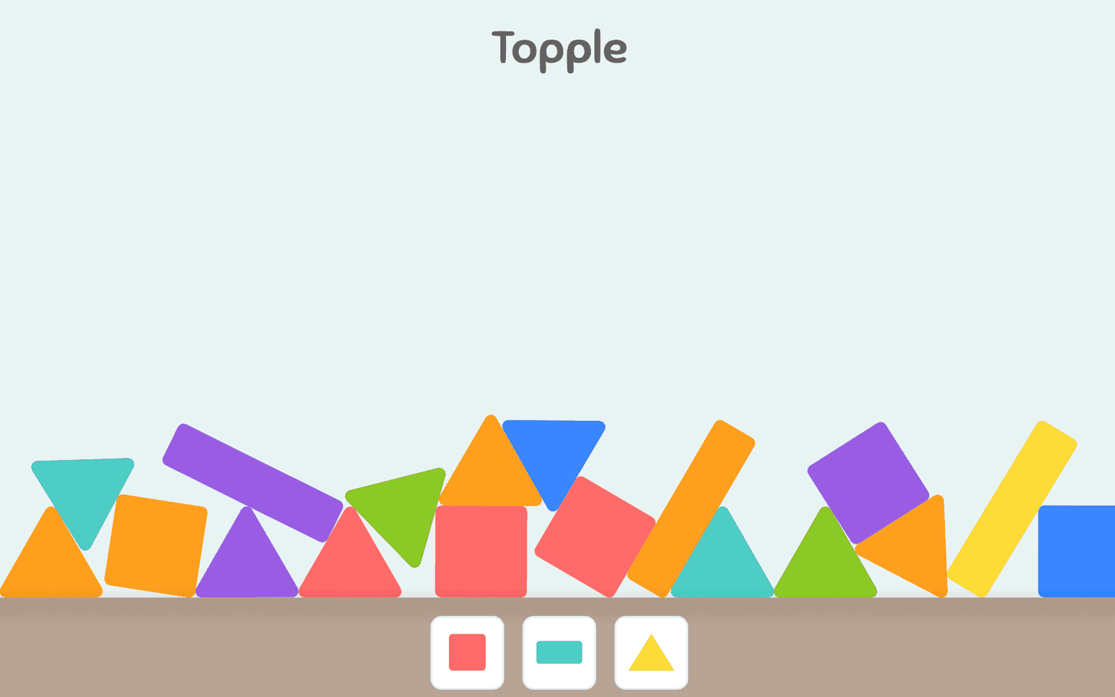 Screenshot: Topple