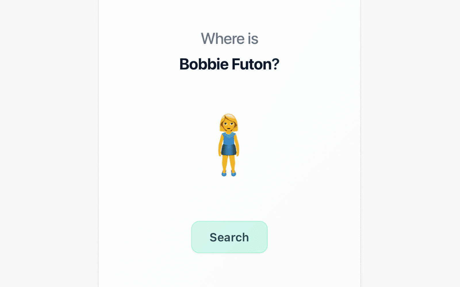 Screenshot: Where Is?